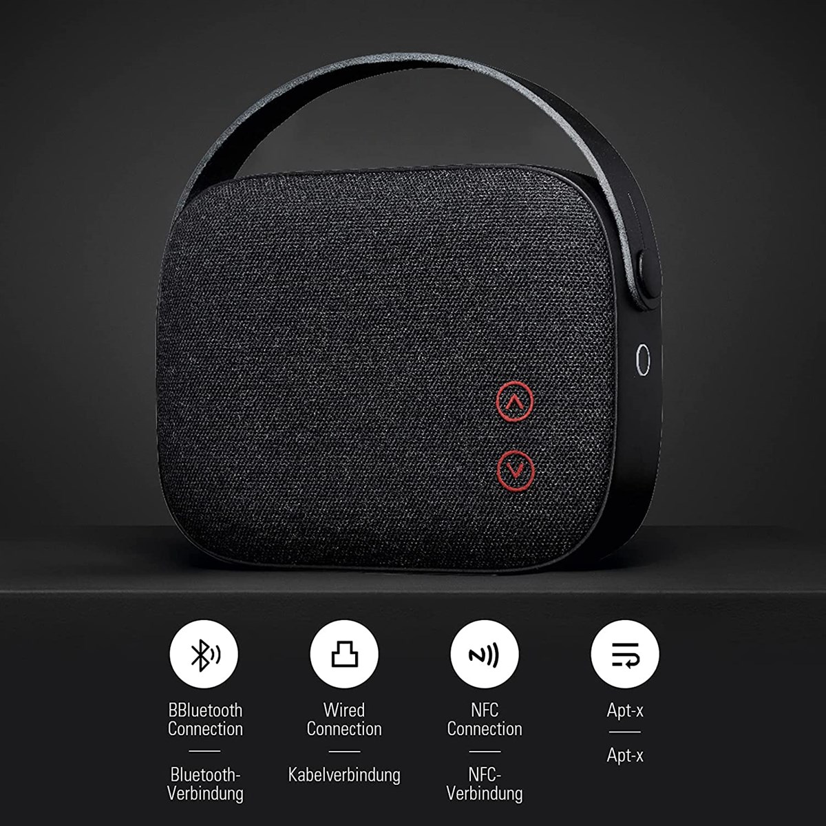 Vifa Helsinki Slate Black Taşınabilir Bluetooth Hoparlör