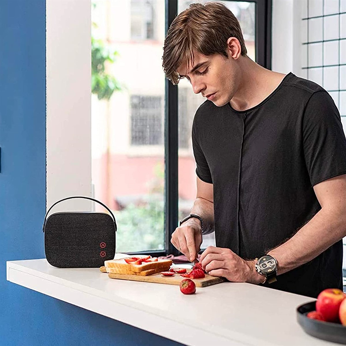 Vifa Helsinki Slate Black Taşınabilir Bluetooth Hoparlör