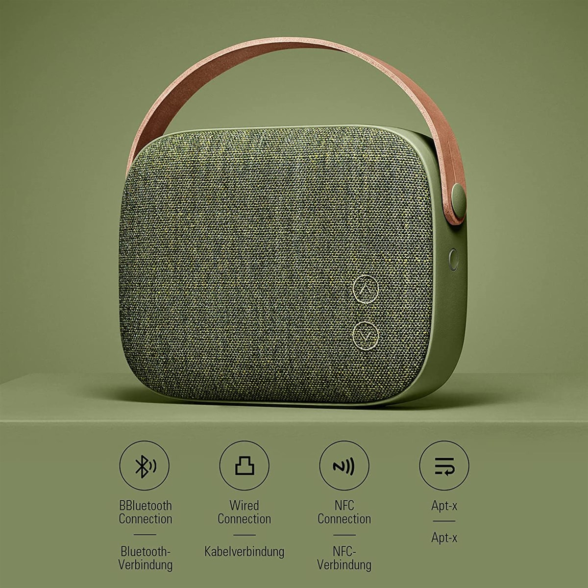Vifa Helsinki Willow Green Taşınabilir Bluetooth Hoparlör
