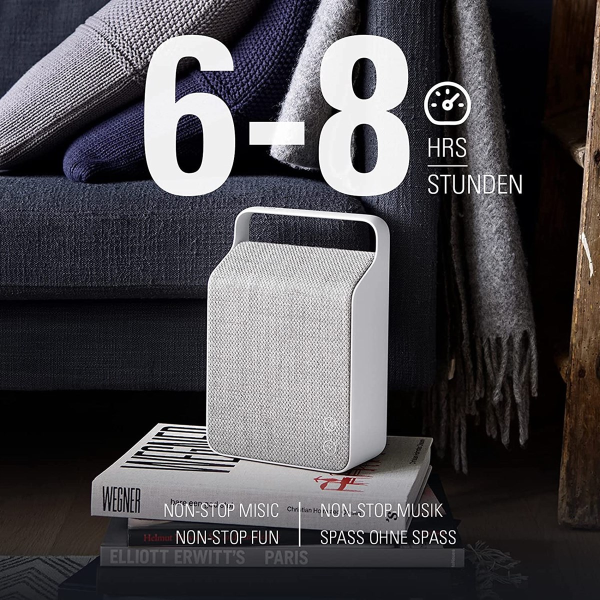Vifa Oslo Pebble Grey Taşınabilir Bluetooth Hoparlör