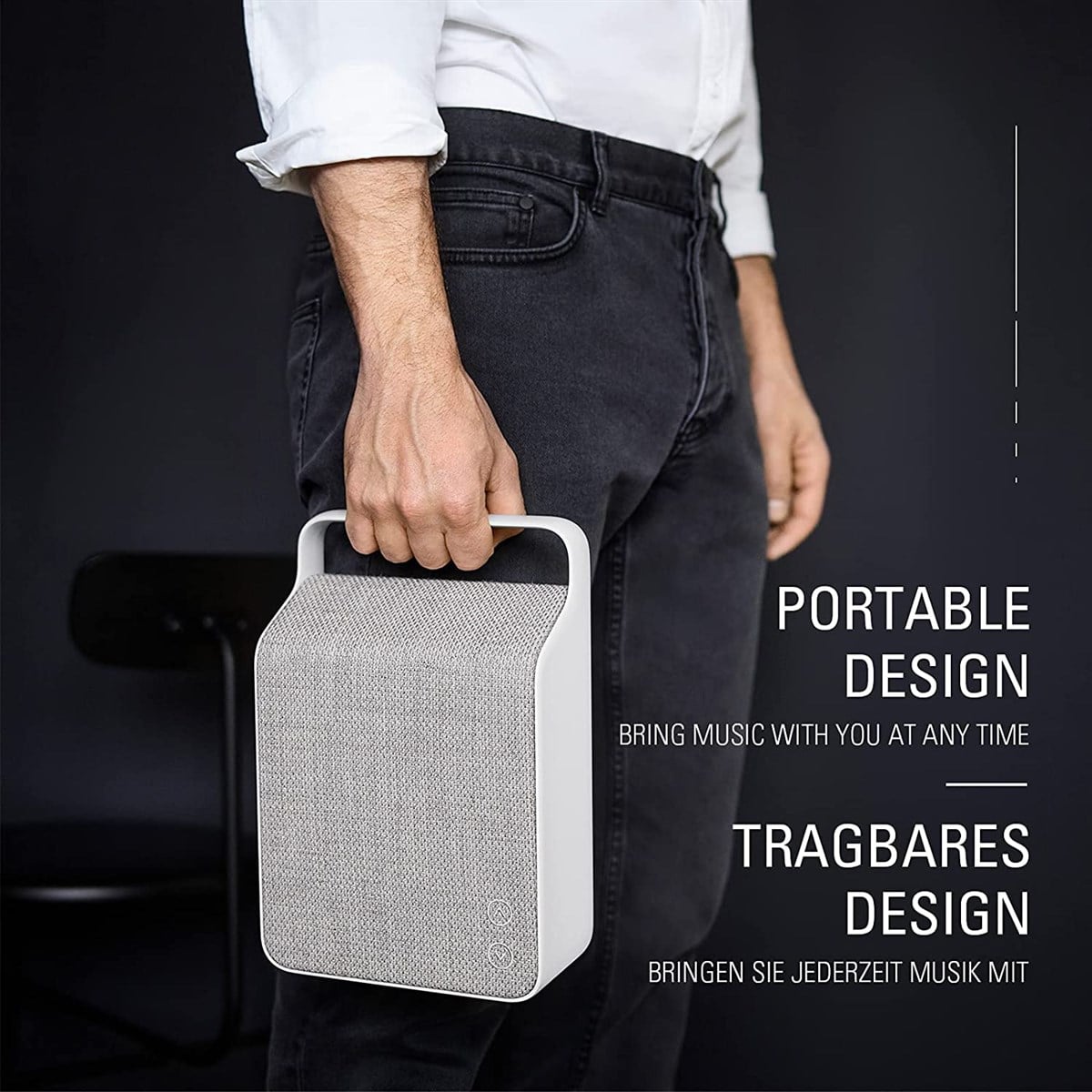 Vifa Oslo Pebble Grey Taşınabilir Bluetooth Hoparlör