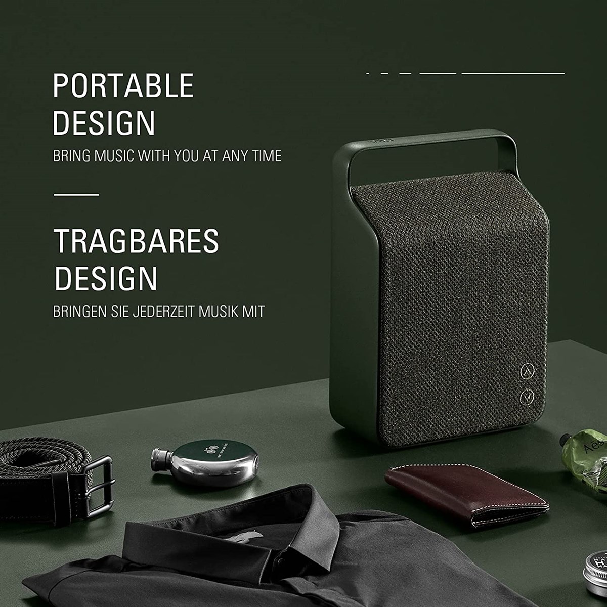 Vifa Oslo Pine Green Taşınabilir Bluetooth Hoparlör