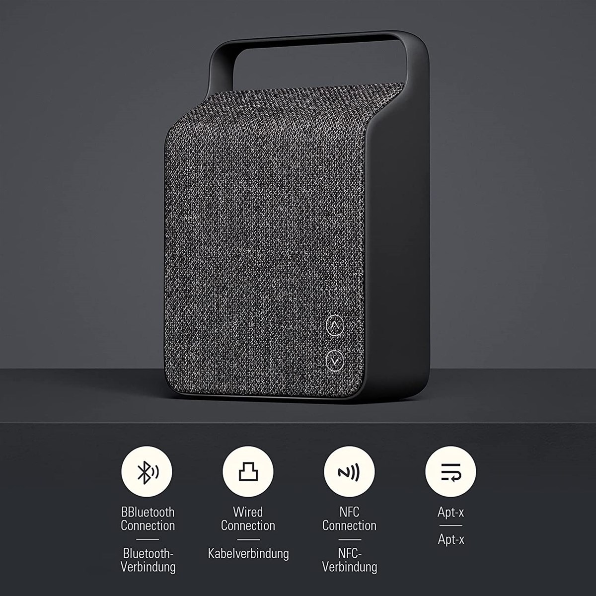 Vifa Oslo Slate Black Taşınabilir Bluetooth Hoparlör