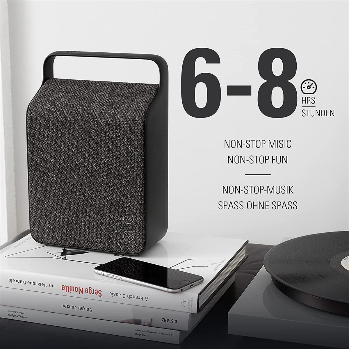 Vifa Oslo Slate Black Taşınabilir Bluetooth Hoparlör
