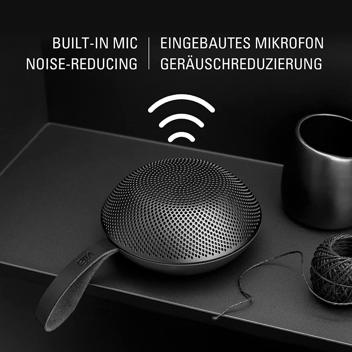 Vifa Reykjavik LavaStone Black Taşınabilir Bluetooth Hoparlör