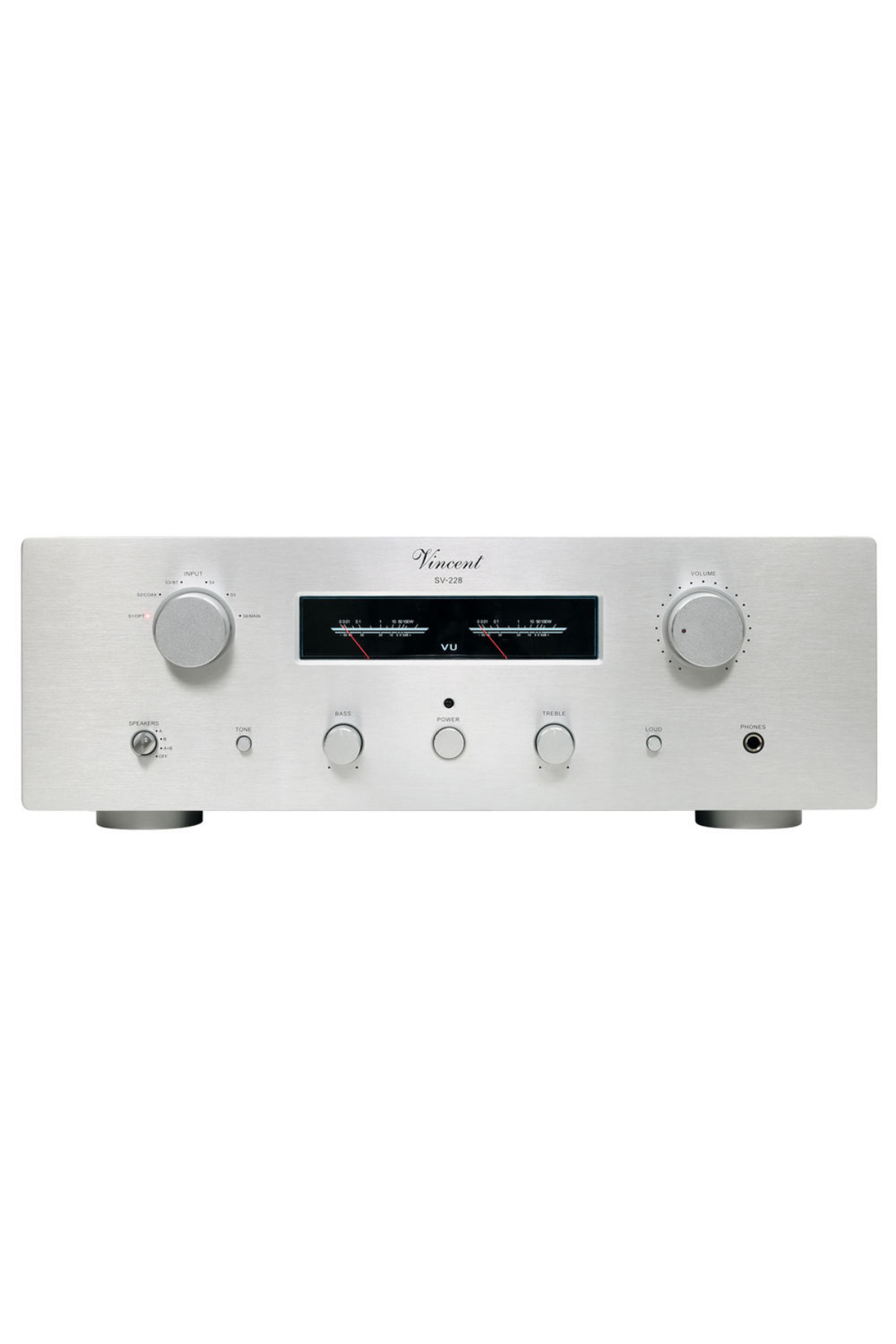 Vincent SV-228 Hybrid Entegre Stereo Amplifikatör Silver