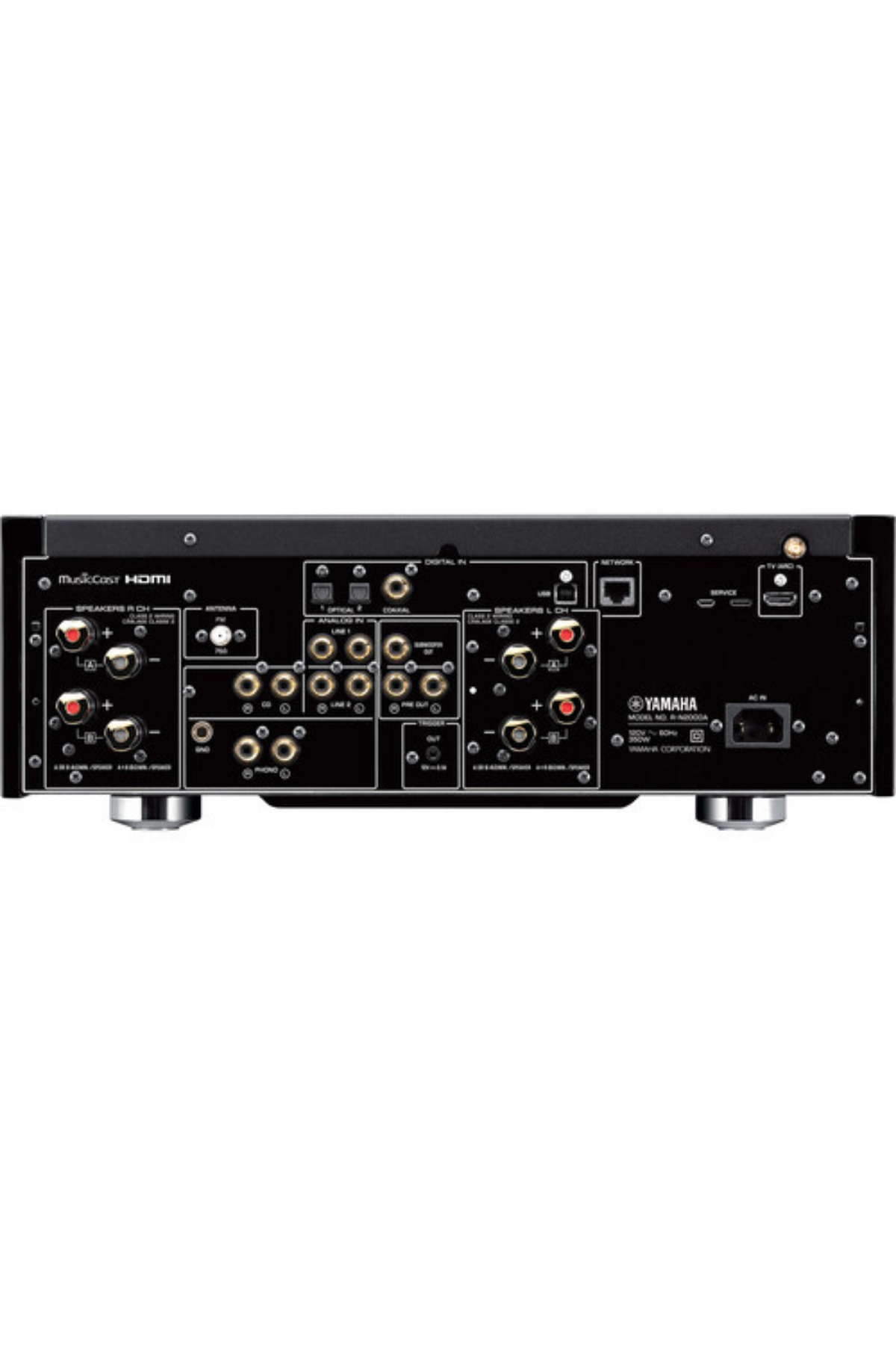 Yamaha R-N2000A 2.1 Kanal Network A/V Amplifikatör Gümüş
