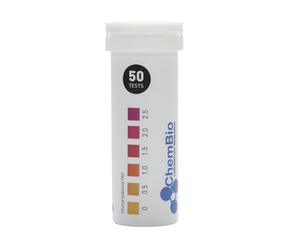 Glutaraldehyde Test Strips