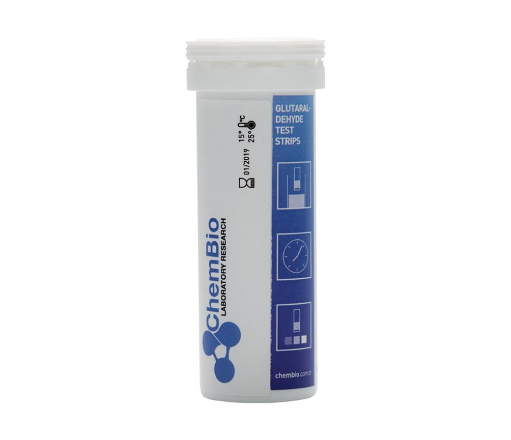 Glutaraldehyde Test Strips