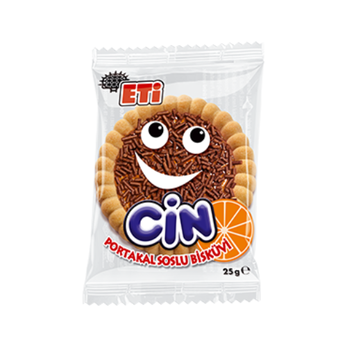 Eti Cin Orange Jelly Biscuit 25 gr