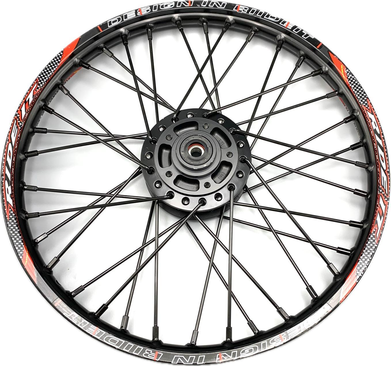 1.20 X 17 ÖN JANT RIDEIT KOMPLE  [ SİYAH ]