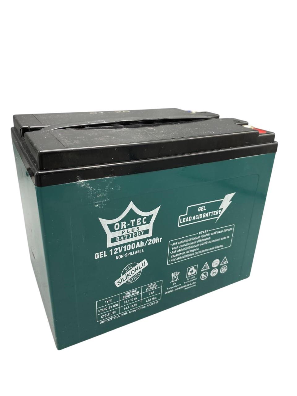 12V 100AH AKÜ [ ORTEC ]225*175*145