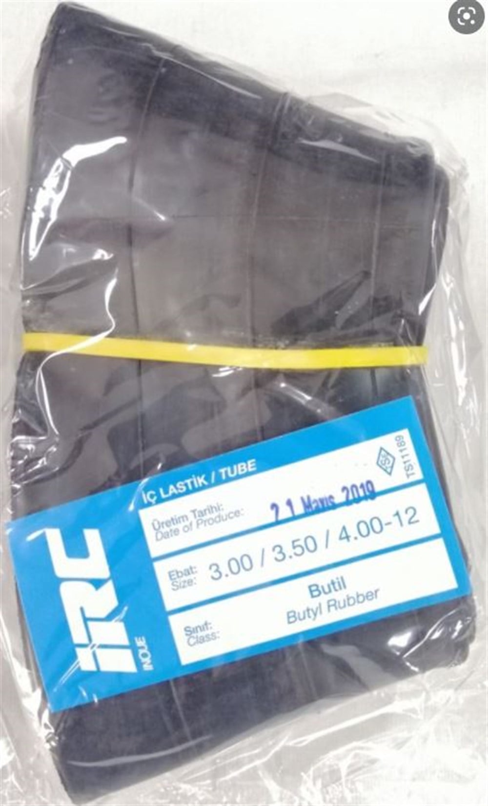 3.50/4.00 X 12 İÇ LASTİK EĞRİ SİBOP IRC