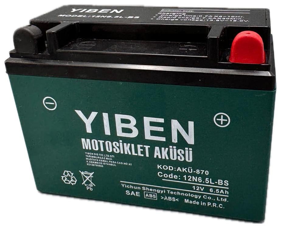 AKÜ 12N-6,5 AH CG  [ YİBEN ]