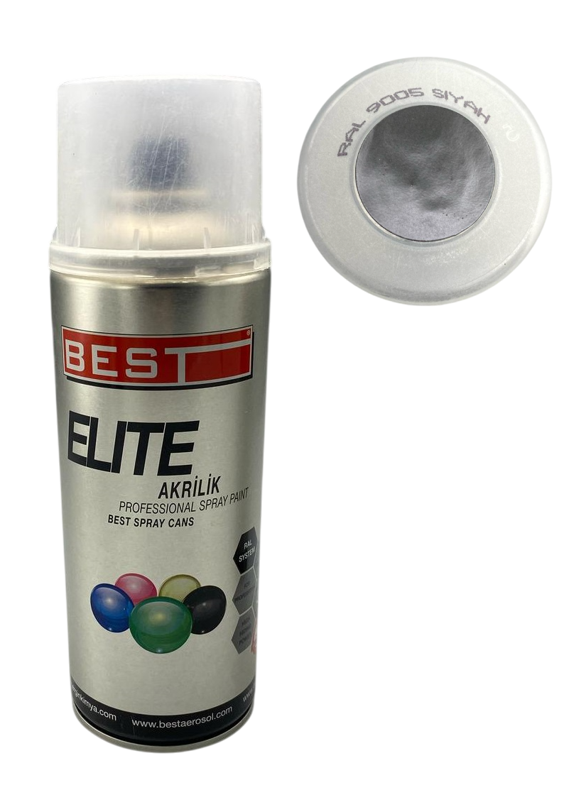 BEST SPREY BOYA 400 ML [ PARLAK SİYAH ]