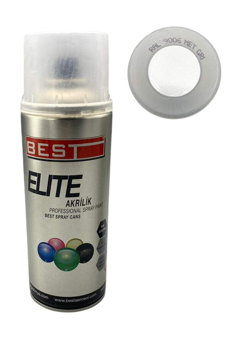 BEST SPREY BOYA METAL 400ML[ GRİ ]
