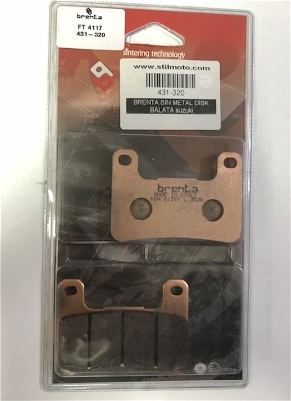 BRENTA SİN METAL DİSK BALATA suzuki