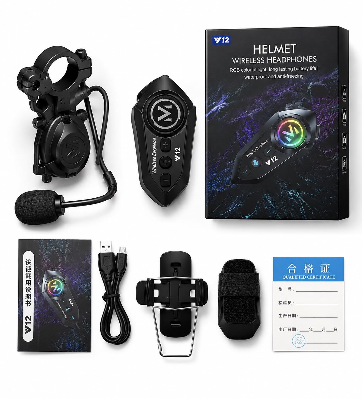 C2 İNTERKOM BLUETOOTH + RADİO + TELEFON