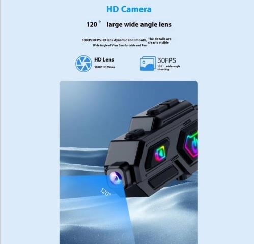 C8 İNTERKOM BLUETOOTH 6.0 + [ CAMERALI ]