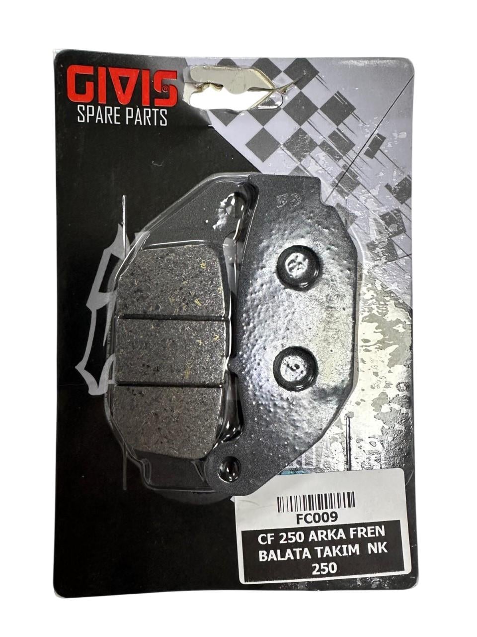 CF 250 ARKA DİSK BALATA TAKIM  NK 250