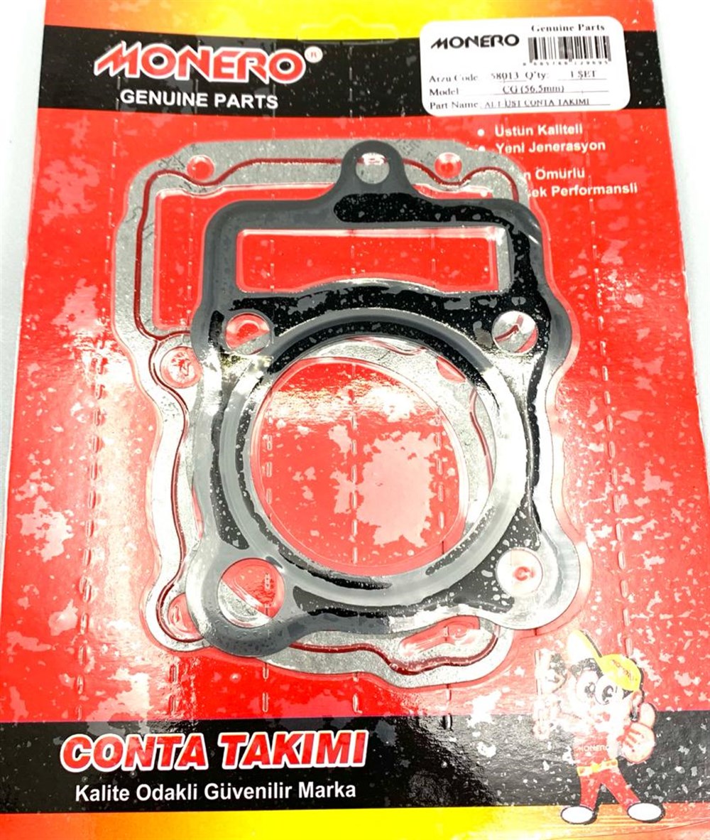 CG 125 SİLİNDİR CONTA ALT - ÜST ÜSTÜ SAC 56,50 mm