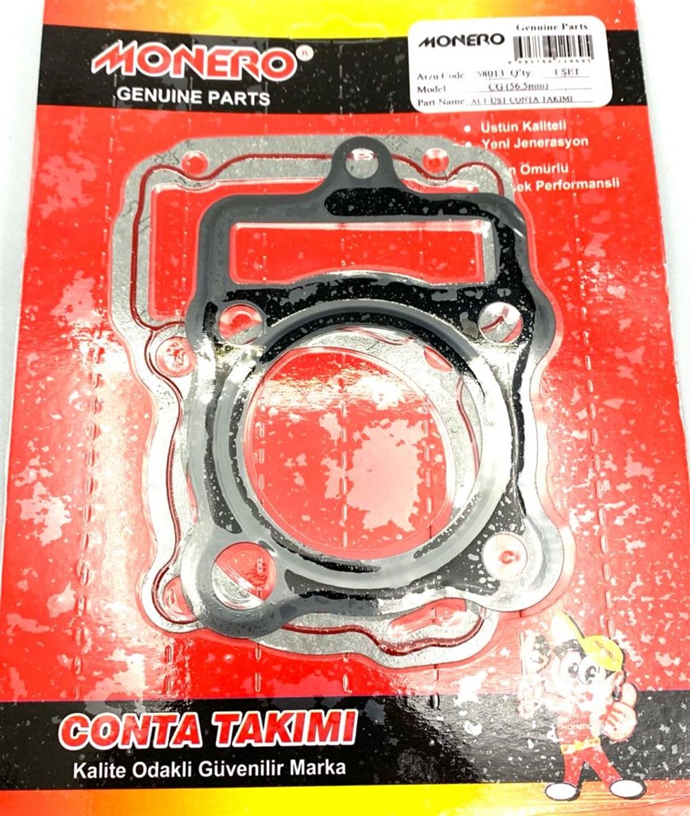CG 125 SİLİNDİR CONTA ALT - ÜST ÜSTÜ SAC 56,50 mm