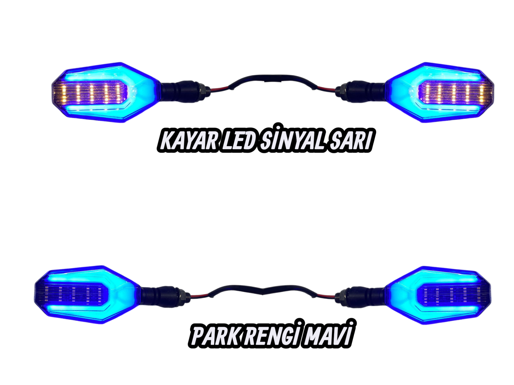 ÇİFT RENK LED KAYAN SİNYAL TAKIM