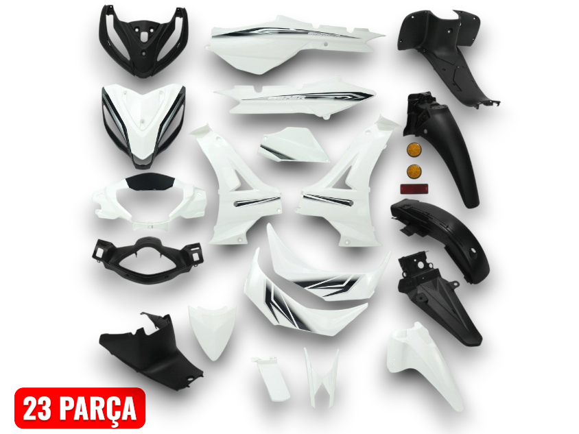 CUP RKS SNIPER 50CC KAPORTA SETİ [ BEYAZ ]