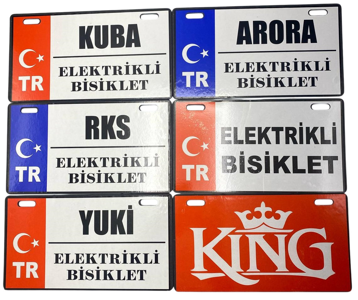 EBİKE PLAKA