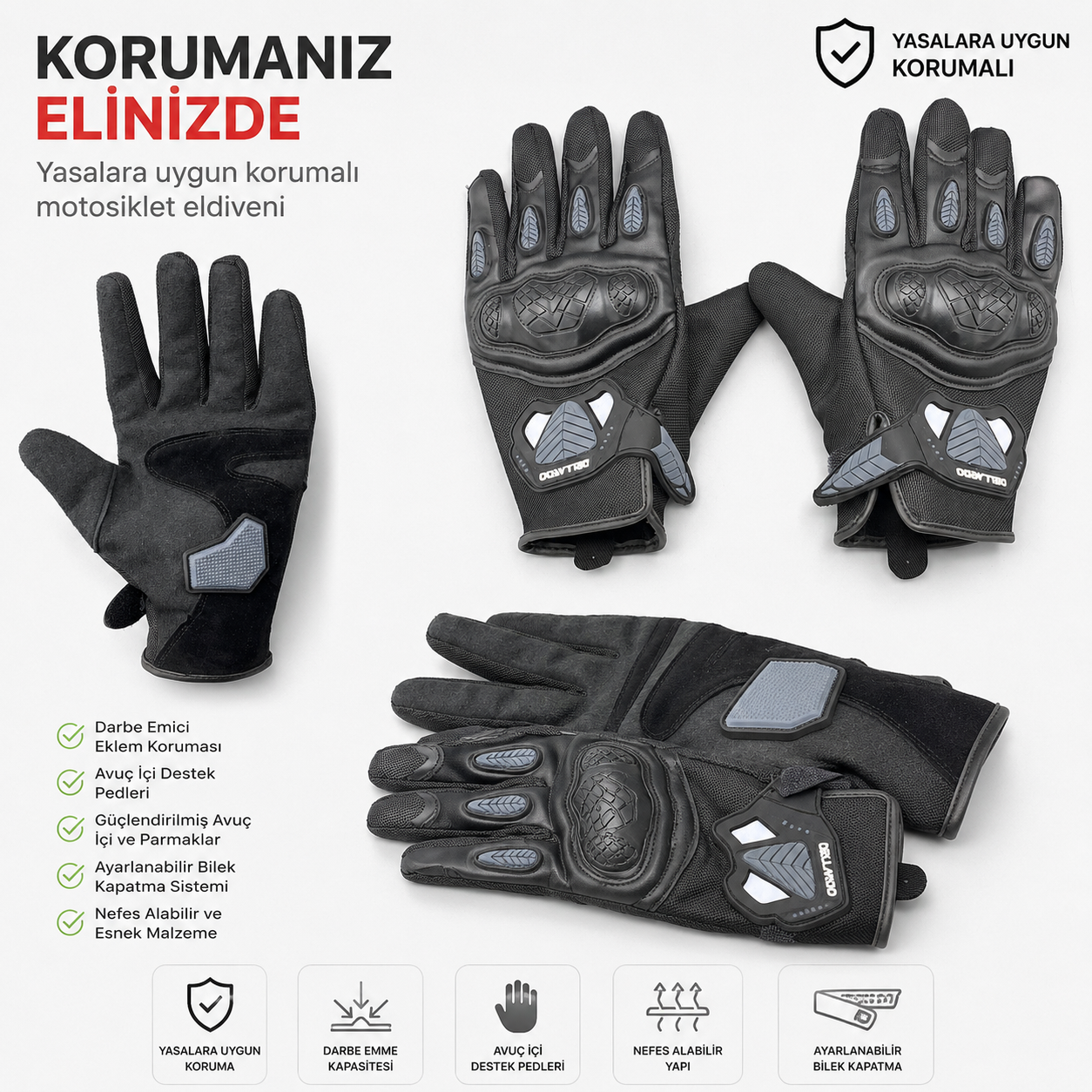 ELDİVEN KORUMALI  [ L ]
