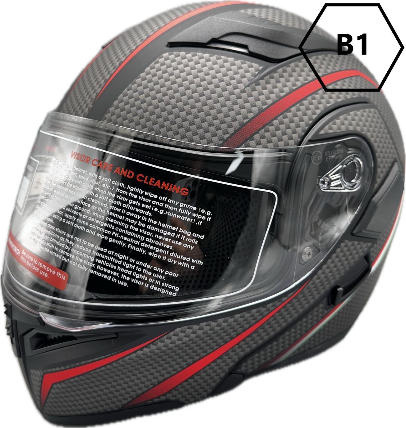 KASK ÇENE AÇILIR GÖZLÜKLÜ  JK 115  [ CE ]