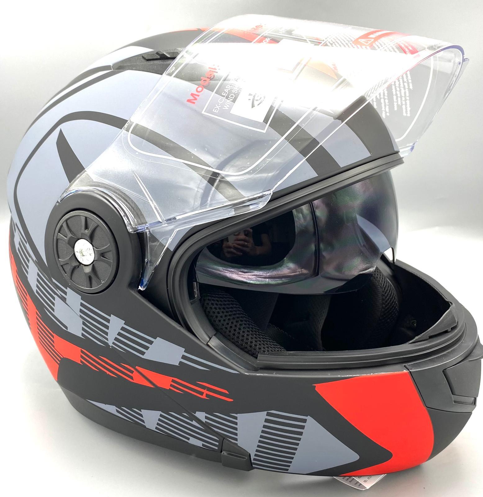 KASK ÇENE AÇILIR GÖZLÜKLÜ  JK 115  [ CE ]