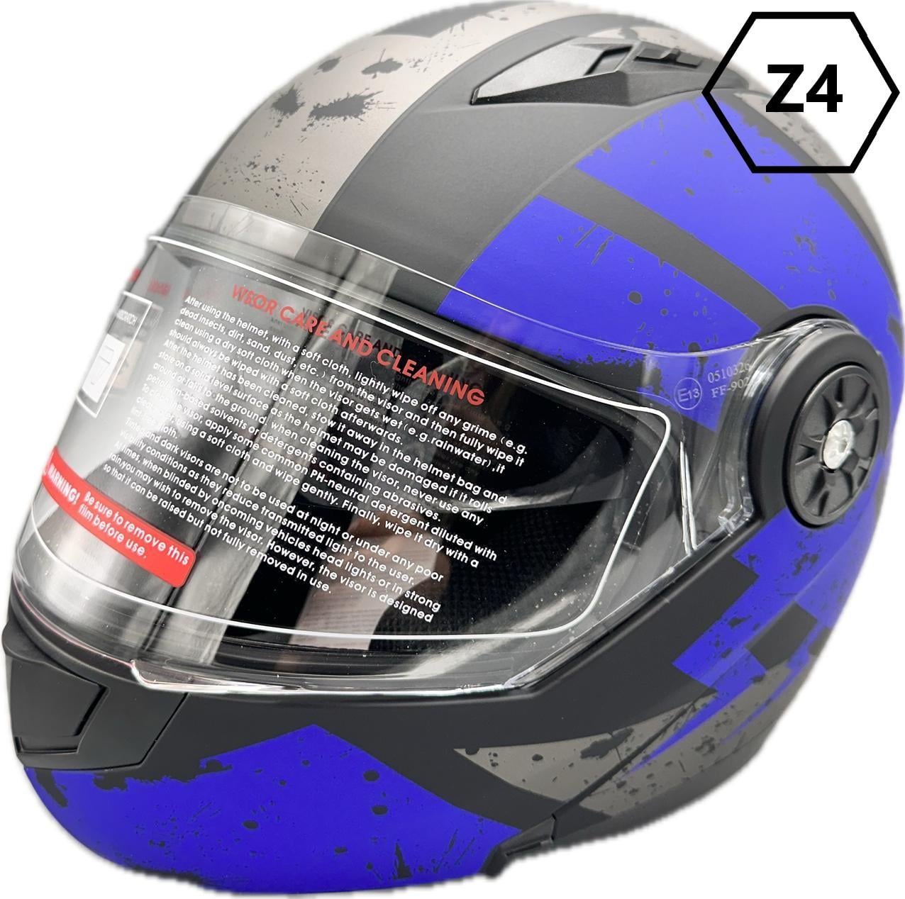 KASK ÇENE AÇILIR GÖZLÜKLÜ  JK 115  [ Z4 ]