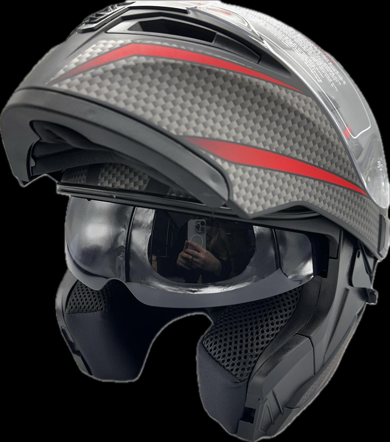 KASK ÇENE AÇILIR GÖZLÜKLÜ  JK 902  [ B1 ]