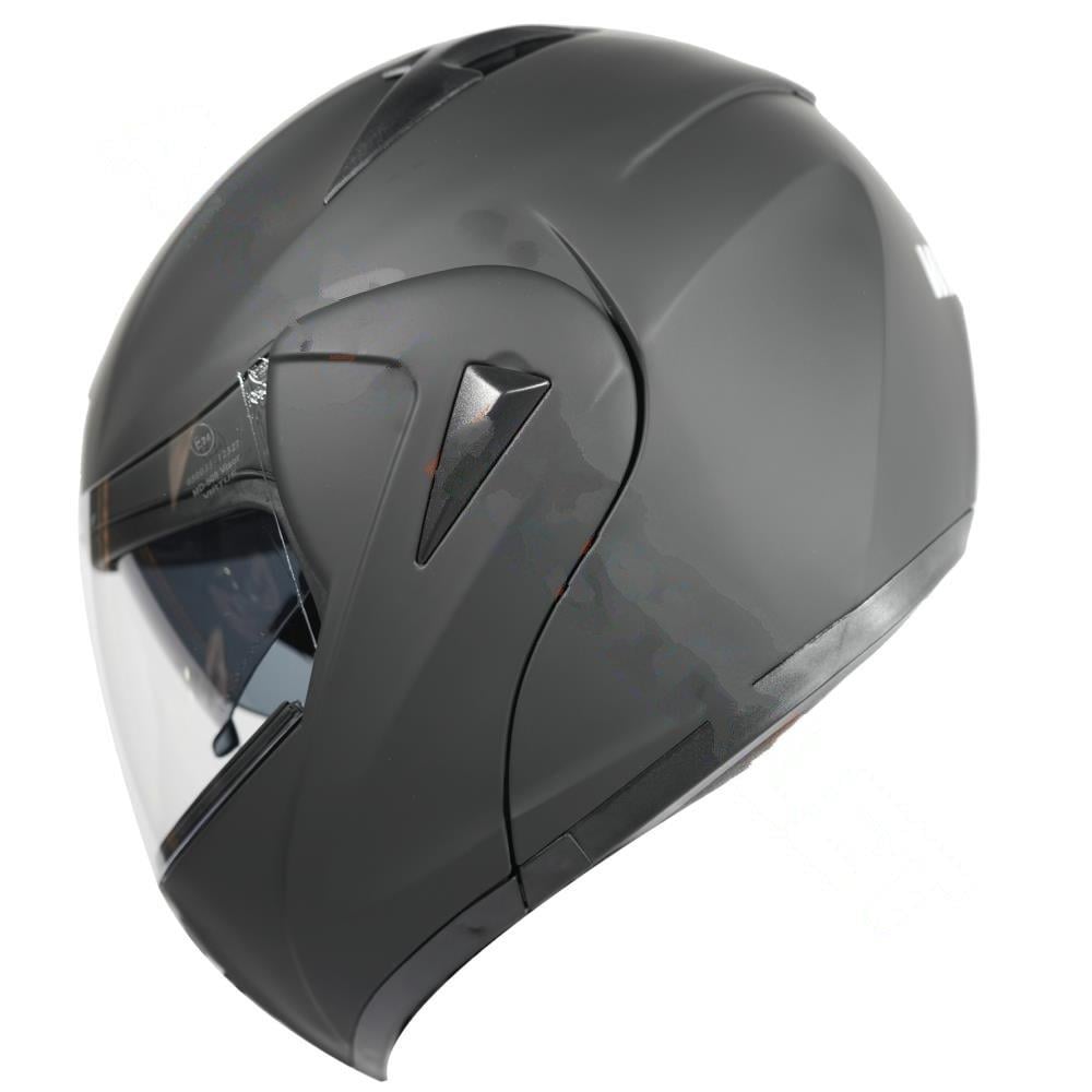 KASK ÇENE AÇILIR GÖZLÜKLÜ  VRT  [ MAT SİYAH ]