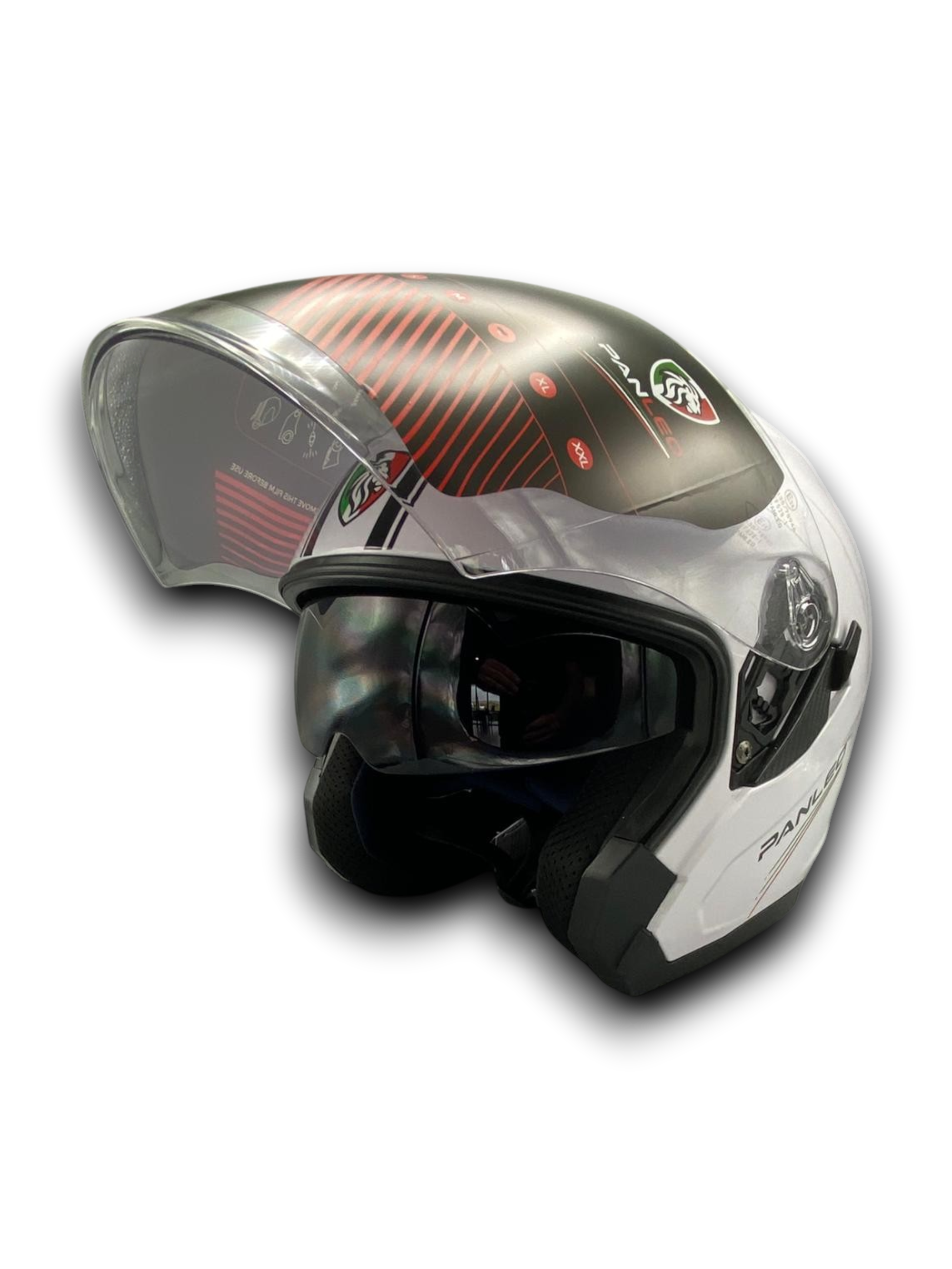 KASK PANLEO H1 528 BEYAZ-SİYAH (XL)