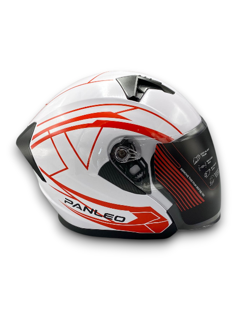 KASK PANLEO H2 528 BEYAZ-RED (L)