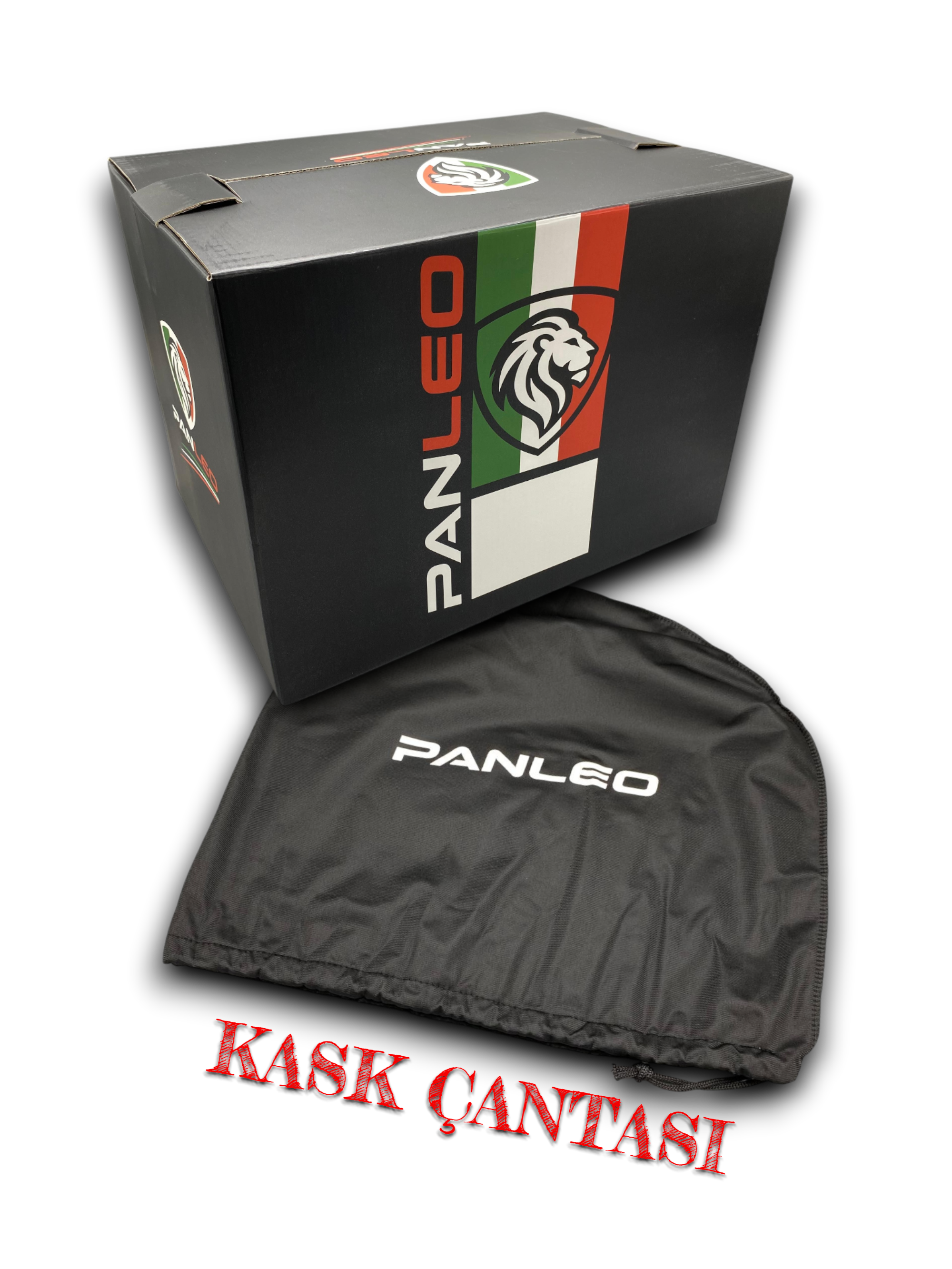 KASK PANLEO H2 528 MAT GRİ-RED (M)