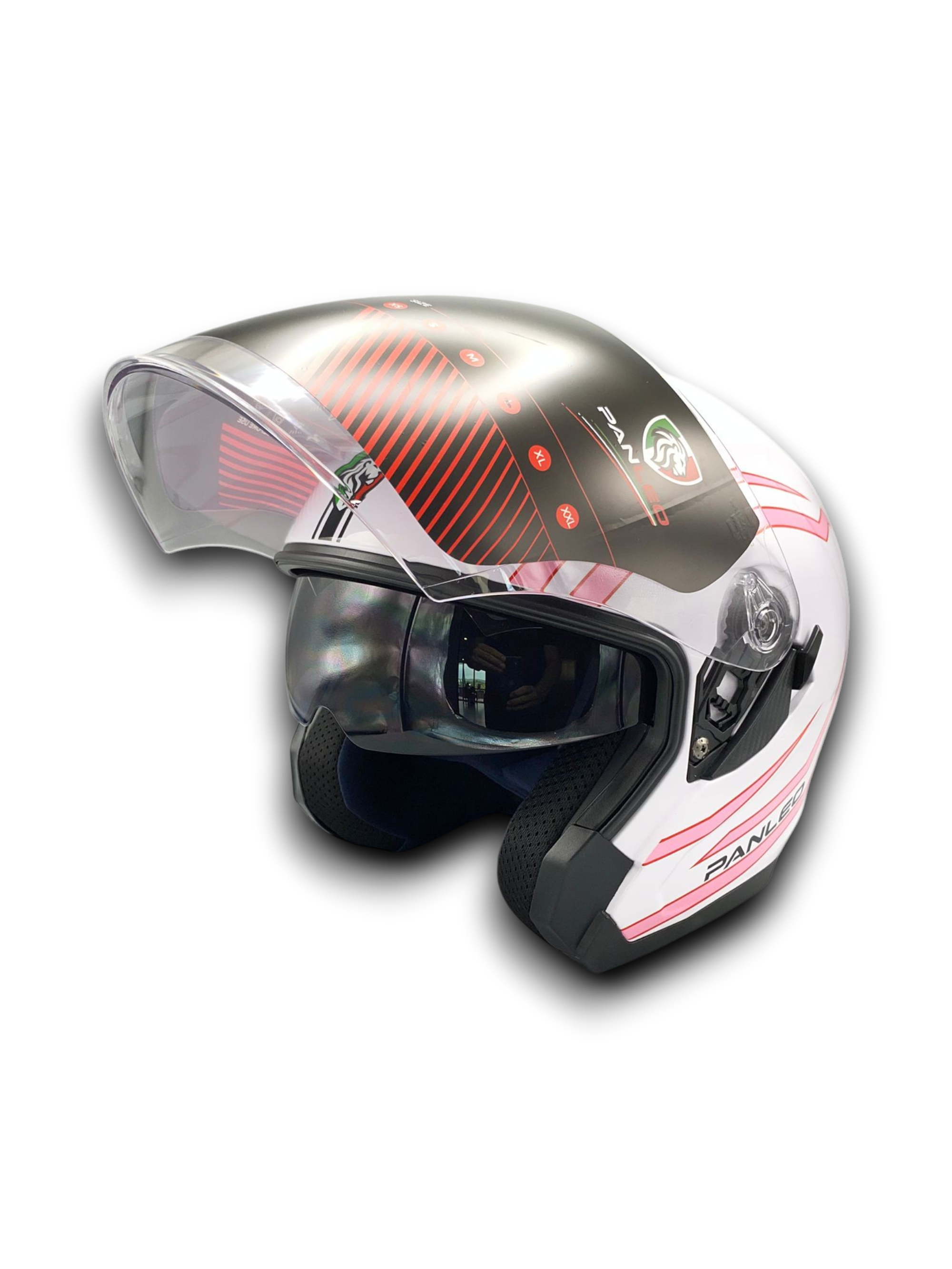 KASK PANLEO H3 528 BEYAZ-PİNK (L)