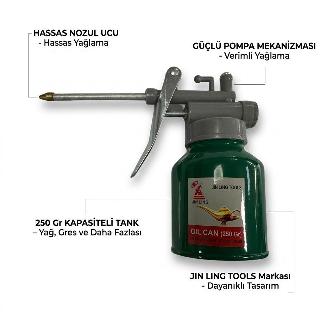 MOTOR YAĞDANLIK 250 GR YEŞİL