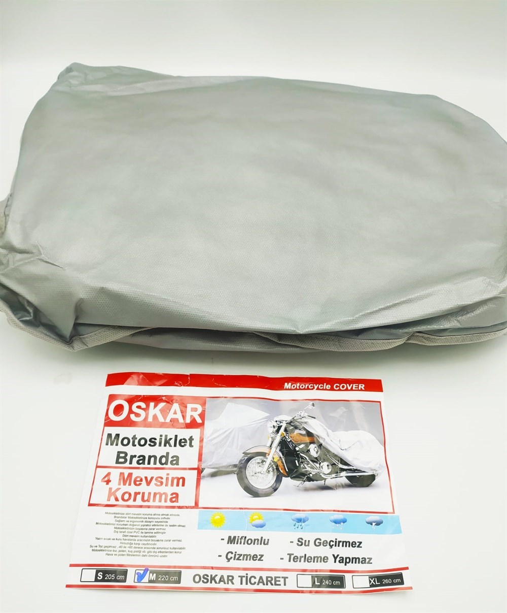 MOTOSİKLET BRANDA KALIN YERLİ ÜRETİM ( XL )