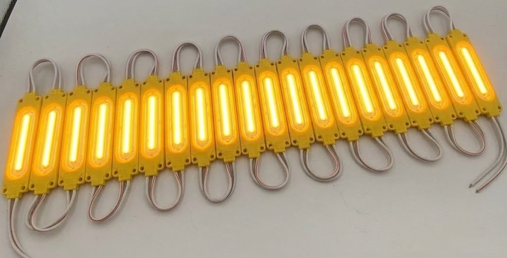 PARMAK LED 3 LÜ 12V (SARI)