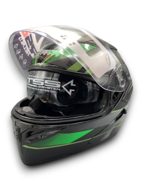 RS2 KASK ÇENE AÇILIR GÜNEŞ VİZÖRLÜ (37002-3) (S)