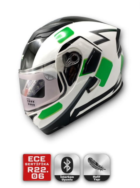 RS2 KASK ÇENE AÇILIR GÜNEŞ VİZÖRLÜ (37001-3) (M)