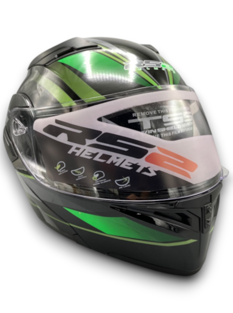 RS2 KASK ÇENE AÇILIR GÜNEŞ VİZÖRLÜ (37002-3) (S)