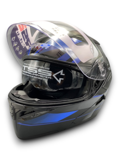 RS2 KASK ÇENE AÇILIR GÜNEŞ VİZÖRLÜ (37002-2) (M)
