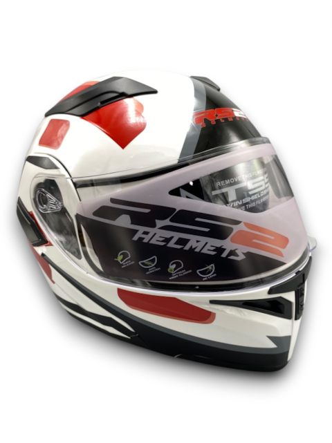 RS2 KASK ÇENE AÇILIR GÜNEŞ VİZÖRLÜ (37001-1) (M)