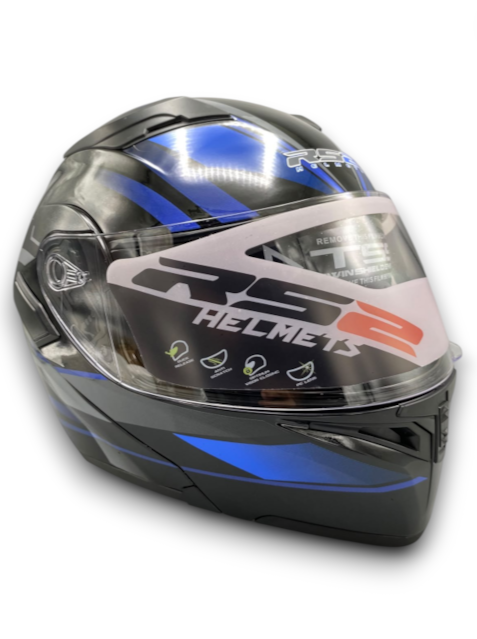 RS2 KASK ÇENE AÇILIR GÜNEŞ VİZÖRLÜ (37002-2) (M)
