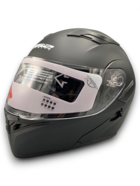 RS2 KASK ÇENE AÇILIR GÜNEŞ VİZÖRLÜ (MAT BLACK)(XL)
