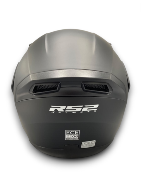 RS2 KASK ÇENE AÇILIR GÜNEŞ VİZÖRLÜ (MAT BLACK)(XL)